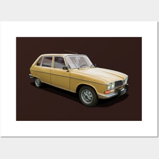 1973 Renault R16 TX in gold Posters and Art